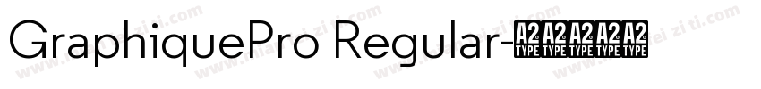 GraphiquePro Regular字体转换